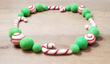 Candy Cane Swirl PetPoms (multiple colors)