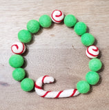 Candy Cane Swirl PetPoms (multiple colors)