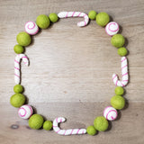Candy Cane Swirl PetPoms (multiple colors)