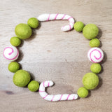 Candy Cane Swirl PetPoms (multiple colors)