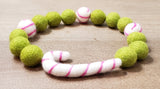 Candy Cane Swirl PetPoms (multiple colors)