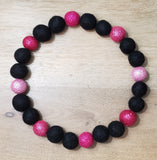 Sweetheart Sparkler Noir PetPoms (with glitterpom accents)