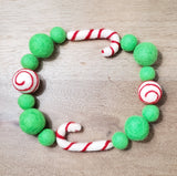 Candy Cane Swirl PetPoms (multiple colors)