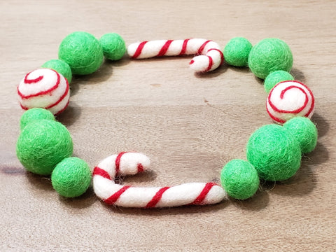 Candy Cane Swirl PetPoms (multiple colors)