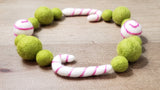 Candy Cane Swirl PetPoms (multiple colors)