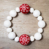 Santa Baby Fair Isle PetPoms (three colors)