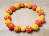 Swirls and Spots - Autumn Citrus PetPoms (with or without star)