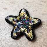 Black Ice PetPoms (with glitterpom accents)