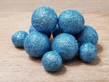 Solid Color GlitterPoms - Blues & Purples