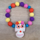 Dia De Los Muertos PetPoms (with or without skull)