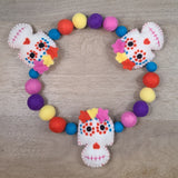 Dia De Los Muertos PetPoms (with or without skull)