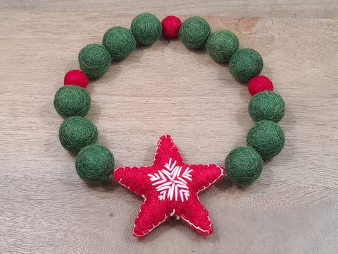 Country Christmas Star PetPoms (3 colors)