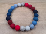 Blue Jean Night Stars PetPoms
