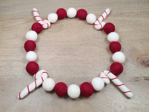 Candy Cane PetPoms
