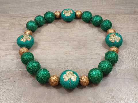 Shiny Shamrocks GlitterPoms