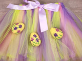 African Violet Eggies PetPoms & Tutu