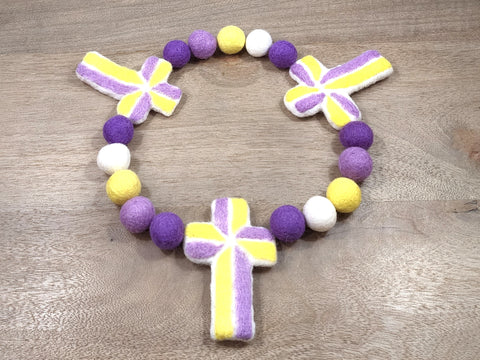 Advent Easter Cross PetPoms & Tutu