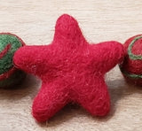 Swirls and Spots - Homey Howlidays PetPoms (two color star options)