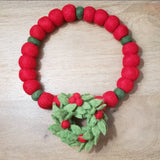 Howliday Wreath PetPoms (2 colors)